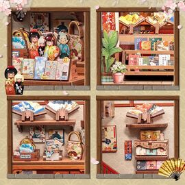 MINIATURE HOUSE - DIY- Tsukino Eogi-Dou - 224pc + LED Light