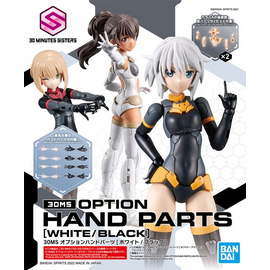 30MS - Option Hand Parts (White / Black) - Model Kit