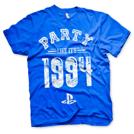 PLAYSTATION - T-Shirt Party Like It's 1994 - BLUE (M)