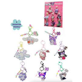 HELLO KITTY & Friends - Assortment of 8 Keyrings