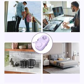 Orico AP3 20W GaN 5in1 Power Strip 2x AC + 2x USB-A + 1x USB-C - Purple | Techbox