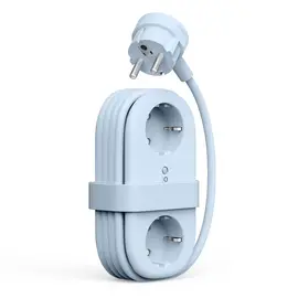 Orico AP3 65W GaN 6in1 Power Strip 2x AC + 2x USB-A + 2x USB-C - Blue | Techbox