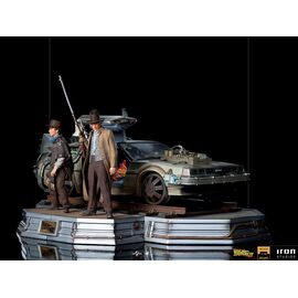 BACK TO THE FUTURE 3 - Delorean Full Set - ArtScale 1/10 - 32cm