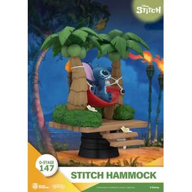 Lilo & Stitch D-Stage PVC Diorama Stitch Hammock 13 cm