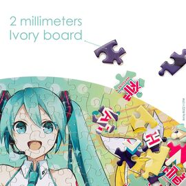 Hatsune Miku Jigsaw Puzzle Round 500 pieces