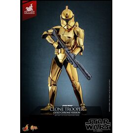 Star Wars Action Figure 1/6 Clone Trooper (Gold Chrome Version) Exclusive 30 cm