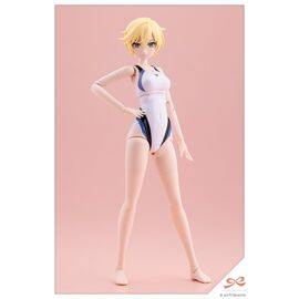 Sousaishojoteien Plastic Model 1/10 Rui Saotome Touou High School Competitive Swimsuit Dreaming Style White Dolphin 16 cm