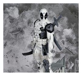 Marvel Collection PVC Statue 1/10 Deadpool (The New Mutants #98) (Line Art) (Gold Label) 17 cm