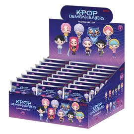 K-Pop Demon Hunter 3D Foam Bag Clips Series 1 Display (24)