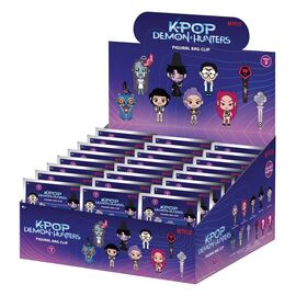 KPop Demon Hunters 3D PVC Bag Clips Series 2 Display (24)
