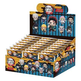 Demon Slayer 3D Foam Bag Clips Infinity Castle Serie 1 Display (24)