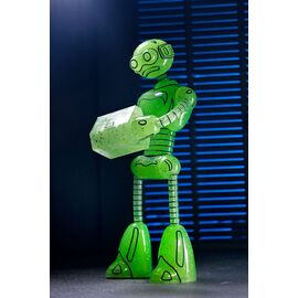 Teenage Mutant Ninja Turtles (Mirage Comics) Action Figure Transmat Fugitoid GID 18 cm