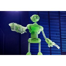 Teenage Mutant Ninja Turtles (Mirage Comics) Action Figure Transmat Fugitoid GID 18 cm