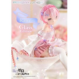 Re:ZERO Starting Life in Another World Prisma Wing PVC Statue 1/7 Ram Glass Edition 24 cm