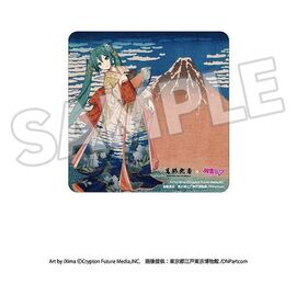 Katsushika Hokusai x Hatsune Miku Car Magnet Thirty-six Views of Mount Fuji Fine Wind, Clear Morning