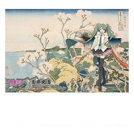 Hatsune Miku x Katsushika Hokusai iXima Postcard A/B/C/D/E/F/G/H Assortment (10)
