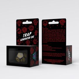 Viridian Jumbo Dice Trap Generator Die D12 Black