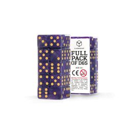 Q Workshop Dice Set Full Pack D6 Shimmering Purple (20)