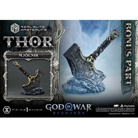 God of War: Ragnarök Real Elite Masterline Series Statue 1/3 Thor Deluxe Bonus Version 105 cm