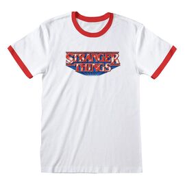 Stranger Things T-Shirt Retro Logo Size M