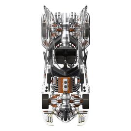 Batman 1989 Super Cyborg Vehicle Batmobile 1989 (Clear) 35 cm