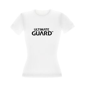 Ultimate Guard Ladies T-Shirt Wordmark White Size L