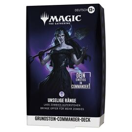 Magic the Gathering Foundations Commander Decks Case (5) german