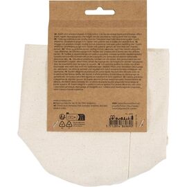 Creativ Company - Fabric Baskets - Light Natural - H: 14,5 cm, Dia: 9 cm (498470) / Toys
