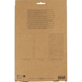 Creativ Company - Foam Sheets, size 14x25 cm, thickness 2 mm, blue/green harmony, 12 sheet/ 1 pack (790481) / Toys
