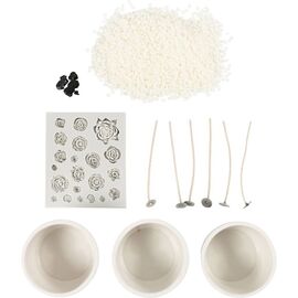 DIY Kit - Craft Kit Candle Making, Rose, beige, white, cream, 1 pack (977857) / Toys