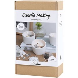 DIY Kit - Craft Kit Candle Making, Rose, beige, white, cream, 1 pack (977857) / Toys