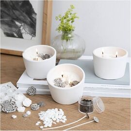 DIY Kit - Craft Kit Candle Making, Rose, beige, white, cream, 1 pack (977857) / Toys