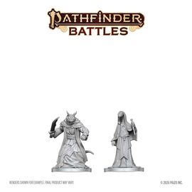 Pathfinder Battles Deep Cuts Unpainted Miniature Zyss & Aapoph Serpentfolk 13 cm