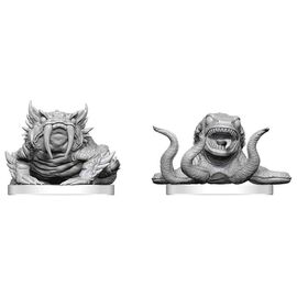 Pathfinder Battles Deep Cuts Unpainted Miniature Bogwid & Slurk 13 cm