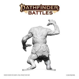 Pathfinder Battles Deep Cuts Unpainted Miniature Forest Troll 15 cm