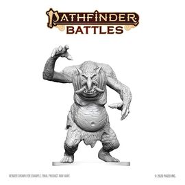 Pathfinder Battles Deep Cuts Unpainted Miniature Forest Troll 15 cm