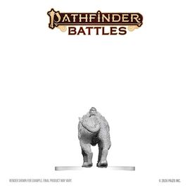 Pathfinder Battles Deep Cuts Unpainted Miniature Hyaenodon 13 cm