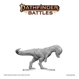 Pathfinder Battles Deep Cuts Unpainted Miniature Pachycephalosaurus 13 cm
