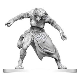 Pathfinder Battles Deep Cuts Unpainted Miniature Weretiger 13 cm
