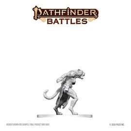 Pathfinder Battles Deep Cuts Unpainted Miniature Weretiger 13 cm