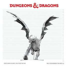 Dungeons & Dragons Nolzur's Marvelous Miniatures Unpainted Miniature Adult Spirit Dragon 24 cm