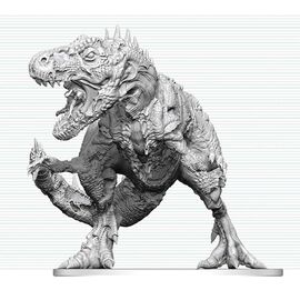 Dungeons & Dragons Nolzur's Marvelous Miniatures Unpainted Miniature Tyrannosaurus Zombie 20 cm