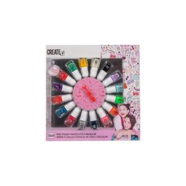 Create It! - 16 Nail Polish w. Spinning Wheel (84515A) / Toys
