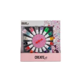 Create It! - 16 Nail Polish w. Spinning Wheel (84515A) / Toys