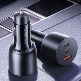 Orico PowerLink 165W USB-A + 2x USB-C Car Charger - Black