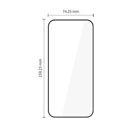 Tech-Protect Glass Fit+ 2-Pack Tempered Glass for Xiaomi 17T Pro - Black