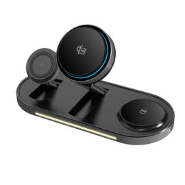 Tech-Protect A51 MagSafe 3-in-1 25W QI2.2 Wireless Charger - Black