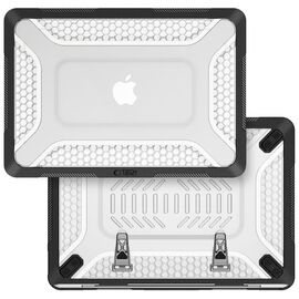 Tech-Protect Kevlar Pro Case for MacBook Neo 13" 2026 - Black and Clear