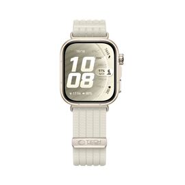 Tech-Protect Nylon Strap for Huawei Watch Fit 3 / 4 / 4 Pro / 5 / 5 Pro - White