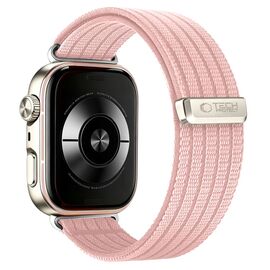 Tech-Protect Nylon Strap for Huawei Watch Fit 3 / 4 / 4 Pro / 5 / 5 Pro - Pink